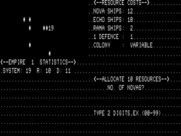 Andromeda Conquest for TRS-80 - Allocate resources...