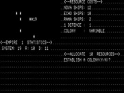 Andromeda Conquest for TRS-80 - Do you wish to establish a colony?