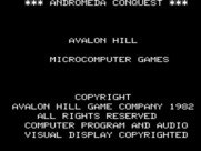 Andromeda Conquest for TRS-80 - Title screen 2.