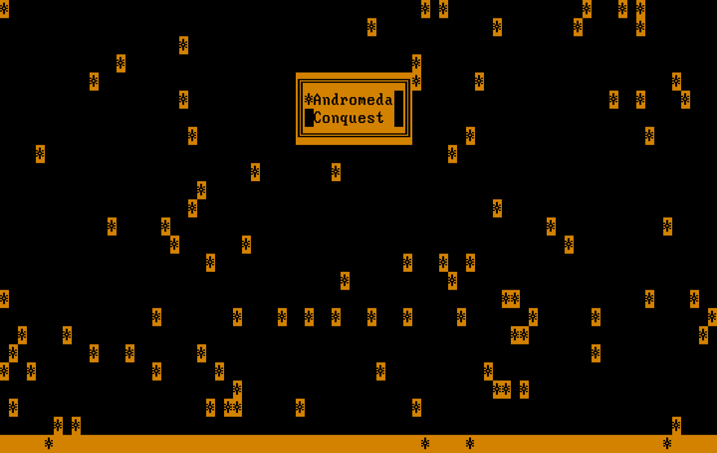 Andromeda Conquest IBM PC/Compatibles Screenshot: Title screen 2.