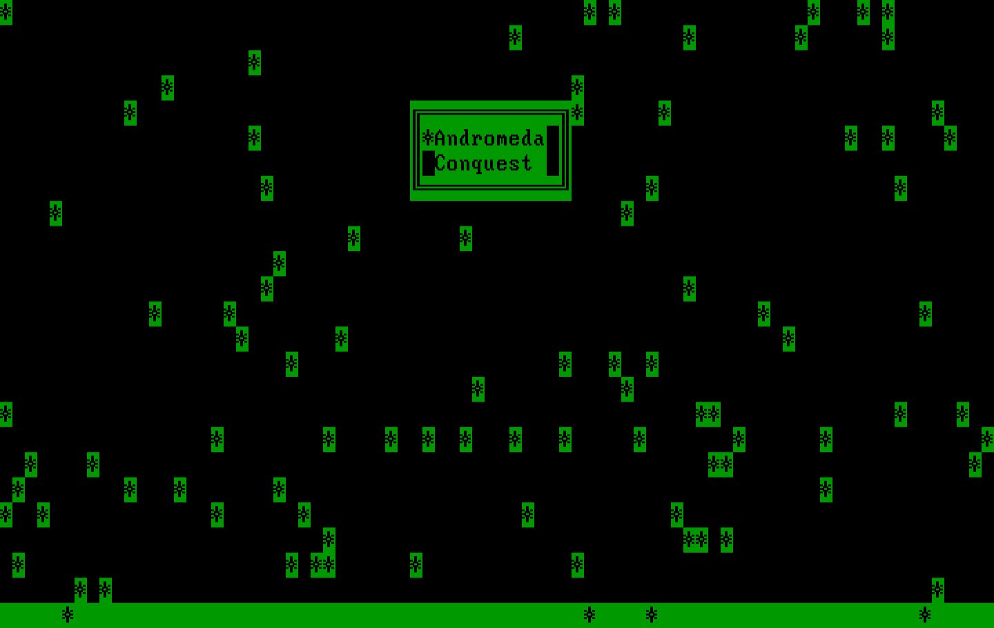 Andromeda Conquest IBM PC/Compatibles Screenshot: Title screen 2.