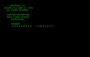 Andromeda Conquest for IBM PC/Compatibles - Title screen 1.