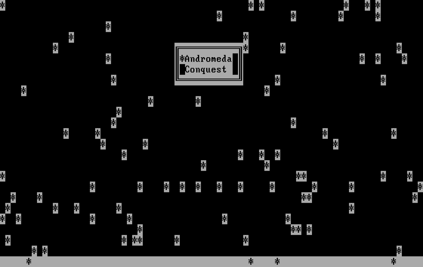 Andromeda Conquest IBM PC/Compatibles Screenshot: Title screen 2.