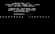 Andromeda Conquest for IBM PC/Compatibles - Title screen 1.