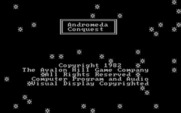 Andromeda Conquest for IBM PC/Compatibles - Title screen 2.