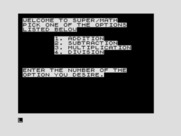 Super Math for ZX81 / Timex Sinclair 1000 - The main menu.