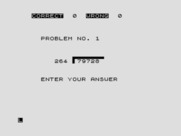 Super Math for ZX81 / Timex Sinclair 1000 - Division problem no. 1.