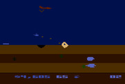 Buried Bucks for Atari 8-bit - There's more ground to blast through on level 02...