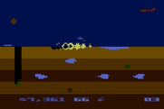 Buried Bucks for Atari 8-bit - Blasting my way through the dirt.