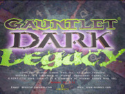 Gauntlet: Dark Legacy for Arcade - Title screen.