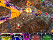 Gauntlet: Dark Legacy for Arcade - Player two has been knocked down!