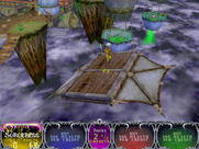 Gauntlet: Dark Legacy for Arcade - Traveling on a flying platform...
