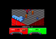 Escape from the Planet of the Robot Monsters for Amstrad CPC - Game start.