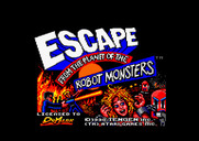 Escape from the Planet of the Robot Monsters for Amstrad CPC - Loading screen.