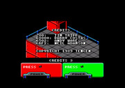 Escape from the Planet of the Robot Monsters for Amstrad CPC - Credits screen.
