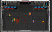 Smash T.V. for Arcade - The game starts with just a handfull of opponents to shoot...
