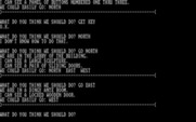 C.I.A. Adventure for IBM PC/Compatibles - There is a locked wooden door here.