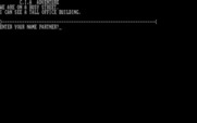 C.I.A. Adventure for IBM PC/Compatibles - The game starts; what's your name?