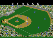 Star League Baseball for Atari 8-bit - Strike!