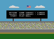 Star League Baseball for Atari 8-bit - Select a few game options...