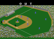 Star League Baseball for Atari 8-bit - Batter out!