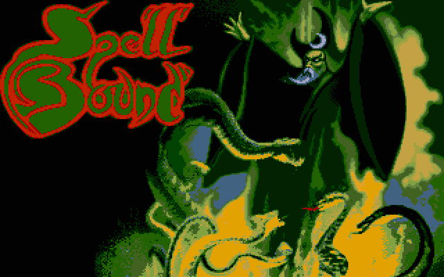 Spell Bound Atari ST Screenshot: Title screen.