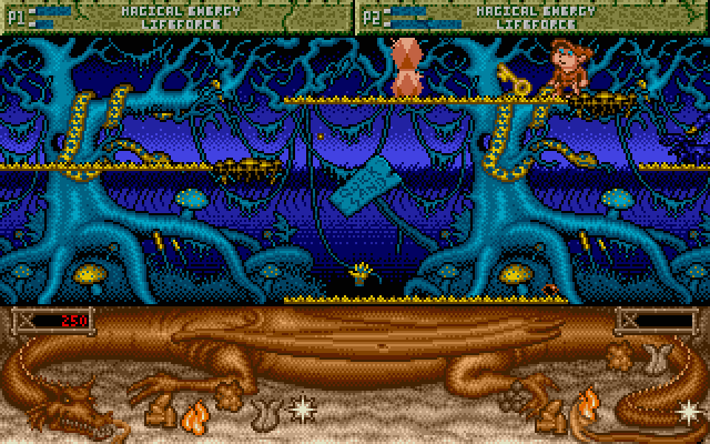 Spell Bound Atari ST Screenshot: Found a key!