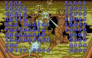 Spell Bound for Atari ST - The high scores.