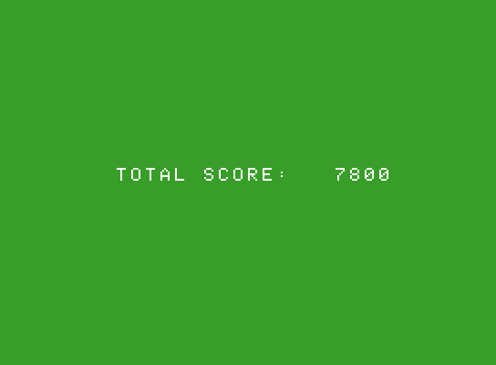 Jumpman Junior ColecoVision Screenshot: Game over.