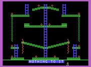 Jumpman Junior for ColecoVision - The first level; nothing to it!