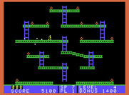 Jumpman Junior for ColecoVision - The Hellstones have a tendency to follow you!