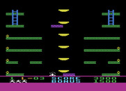 Jumpman Junior for Atari 8-bit - Crash! I fell off of the platforms...