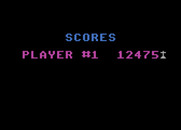 Jumpman Junior for Atari 8-bit - Game over.