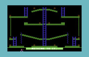 Jumpman Junior for Commodore 64 - The first level is called Nothing To It.