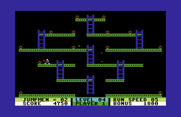 Jumpman Junior for Commodore 64 - The Hellstones chase Jumpman!