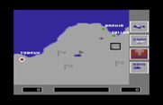 Desert Fox for Commodore 64 - Scenario map.