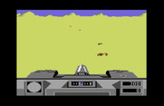 Desert Fox for Commodore 64 - Entering the mine field...