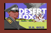 Desert Fox for Commodore 64 - Title screen.