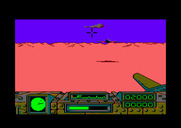 Desert Fox for Amstrad CPC - The battle continues into the evening.