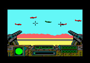 Desert Fox for Amstrad CPC - Shooting down more enemy planes...