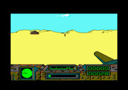 Desert Fox for Amstrad CPC - Enemy tank sighted!