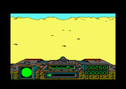 Desert Fox for Amstrad CPC - Entering the mine field.