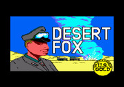 Desert Fox for Amstrad CPC - Title screen.