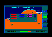 Desert Fox for Amstrad CPC - Game over.