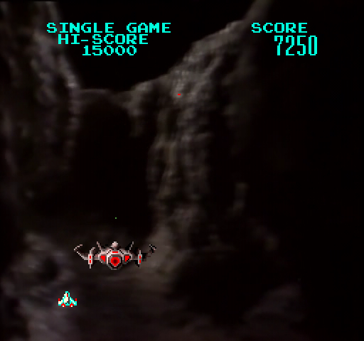 Astron Belt Arcade Screenshot: Don't crash into the walls!