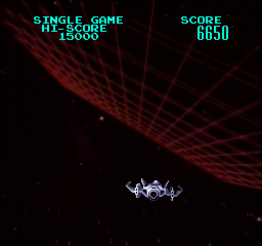 Astron Belt Arcade Screenshot: Stage completed...