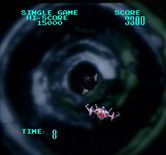 Astron Belt for Arcade - Blast enemies at the end of this tunnel...