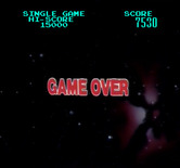 Astron Belt for Arcade - Game over.