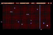 Gridrunner for Atari 8-bit - Don't get blasted by lasers!