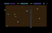 Gridrunner for Commodore 64 - Don't get zapped by lasers!